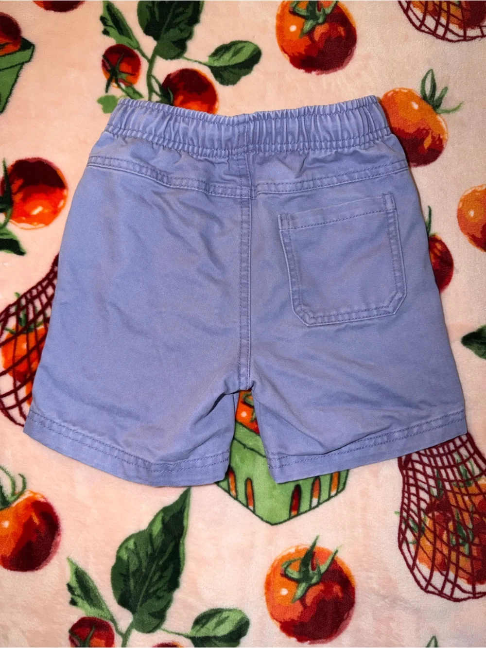 Old Navy Toddler Boys 4t 4 Lupine Lilac Chambray Shorts Purple Drawstring